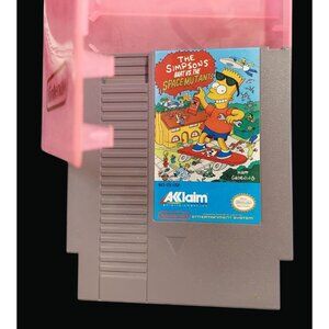 The Simpsons Bart Vs The Space Mutants NES Game Cartridge R01 J